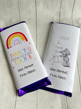 Load image into Gallery viewer, Personalised Chocolate Bar Wrapper